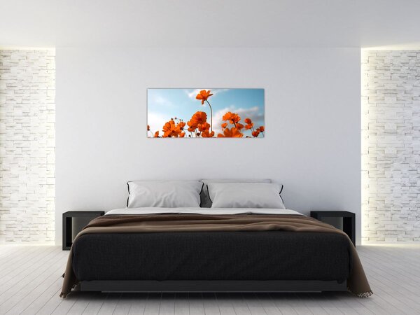 Tablou - Flori sălbatice (120x50 cm)