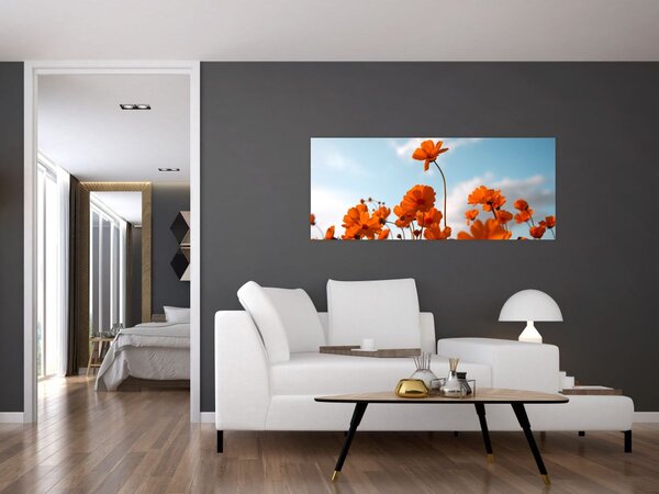 Tablou - Flori sălbatice (120x50 cm)