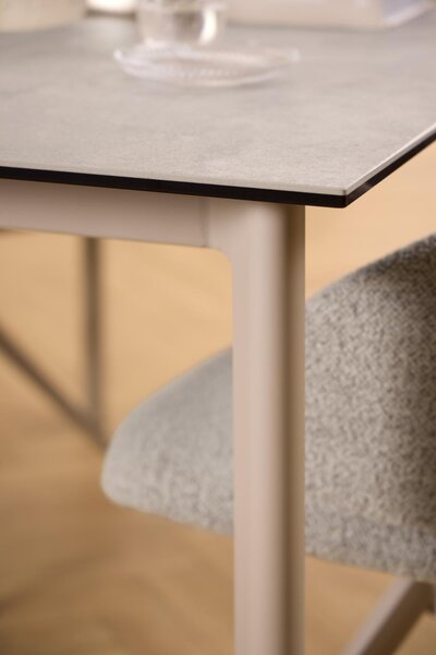 Masa dining Palermo, Gri, 75x160x90 cm
