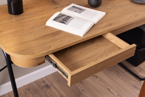 Birou Blueton, Natural, 75x120x60 cm