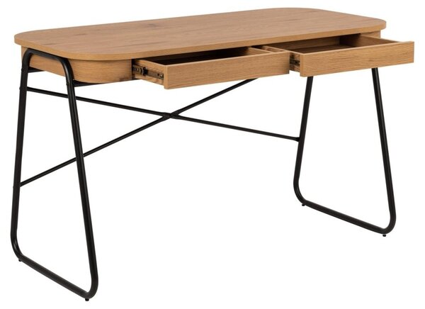 Birou Blueton, Natural, 75x120x60 cm