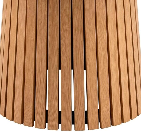 Masa dining Christo, Natural, 75x120x120 cm