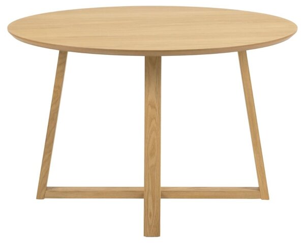 Masa dining Malika, Natural, 75x120x120 cm