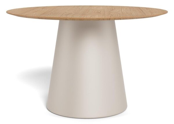 Masa dining Soli V1, Natural, 75x120x120 cm