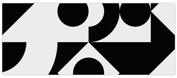 Tablou - Abstracție geometrică N⁰1 (120x50 cm)