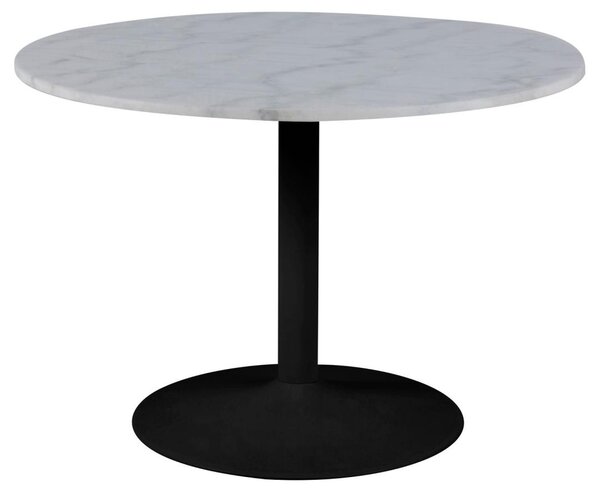Masa dining Tarifa, Negru mat, 75x110x110 cm