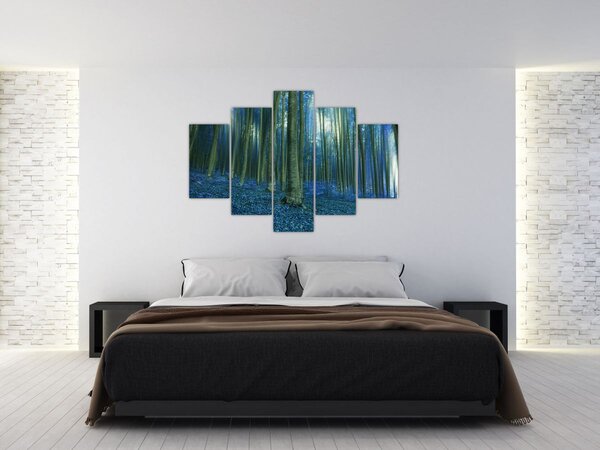 Tablou - Pădure albastră (150x105 cm)