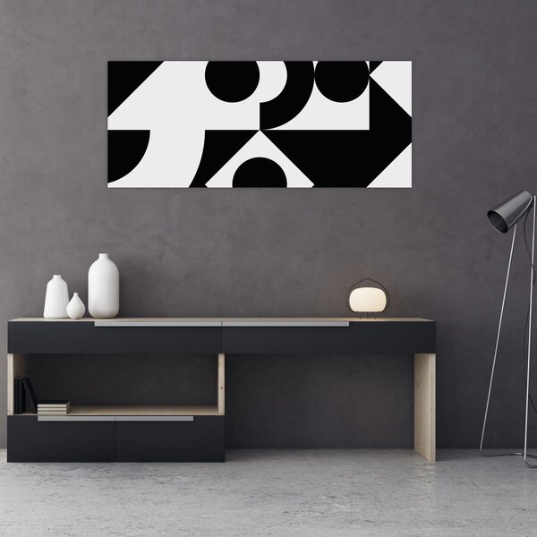 Tablou - Abstracție geometrică N⁰1 (120x50 cm)