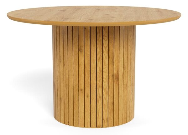 Masa dining Yale, Natural, 75x120x120 cm