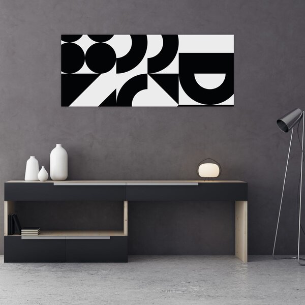 Tablou - Abstracție geometrică N⁰2 (120x50 cm)