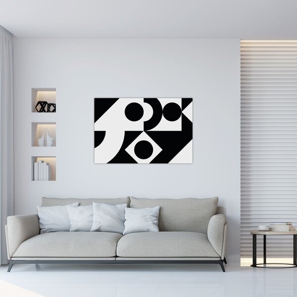 Tablou - Abstracție geometrică N⁰1 (90x60 cm)