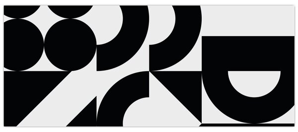 Tablou - Abstracție geometrică N⁰2 (120x50 cm)