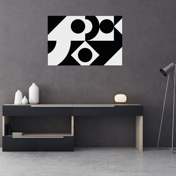 Tablou - Abstracție geometrică N⁰1 (90x60 cm)