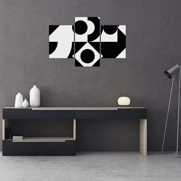 Tablou - Abstracție geometrică N⁰1 (90x60 cm)