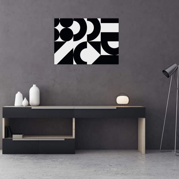 Tablou - Abstracție geometrică N⁰2 (70x50 cm)