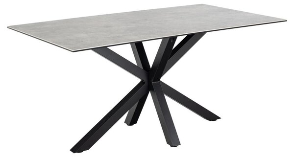 Masa dining Heaven, Gri, 75.5x160x90 cm