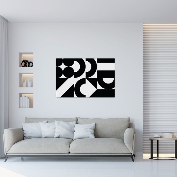 Tablou - Abstracție geometrică N⁰2 (90x60 cm)