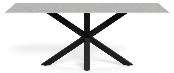 Masa dining Heaven, Gri, 75.5x200x100 cm