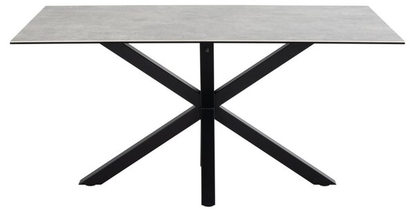 Masa dining Heaven, Gri, 75.5x160x90 cm