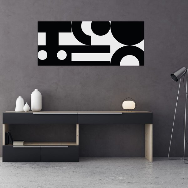Tablou - Abstracție geometrică N⁰3 (120x50 cm)