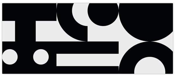 Tablou - Abstracție geometrică N⁰3 (120x50 cm)