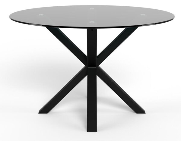 Masa dining Heaven V1, Transparent, 75.5x119x119 cm