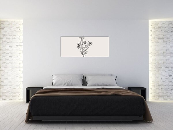 Tablou - Floare de pajiște N⁰1 (120x50 cm)