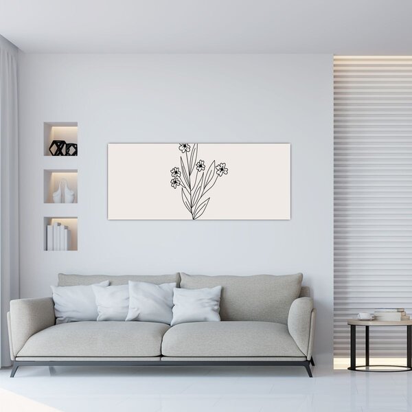Tablou - Floare de pajiște N⁰1 (120x50 cm)