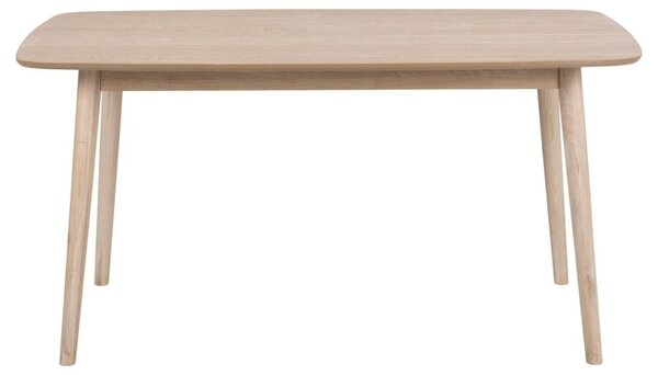 Masa dining Nagano, Alb, 75.5x150x80 cm