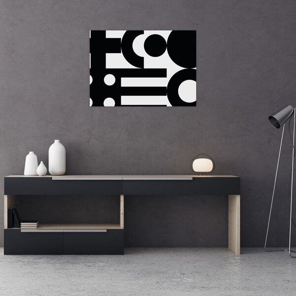 Tablou - Abstracție geometrică N⁰3 (70x50 cm)