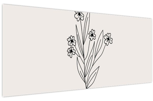 Tablou - Floare de pajiște N⁰1 (120x50 cm)