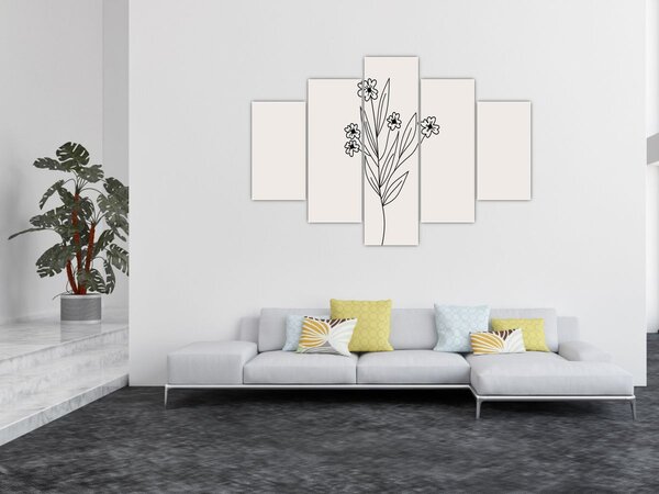 Tablou - Floare de pajiște N⁰1 (150x105 cm)