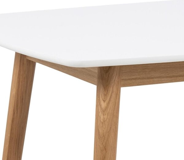 Masa dining Nagano, Stejar, 75.5x150x80 cm