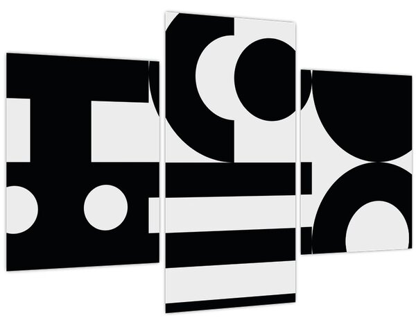 Tablou - Abstracție geometrică N⁰3 (90x60 cm)