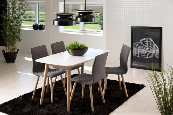 Masa dining Nagano, Stejar, 75.5x150x80 cm