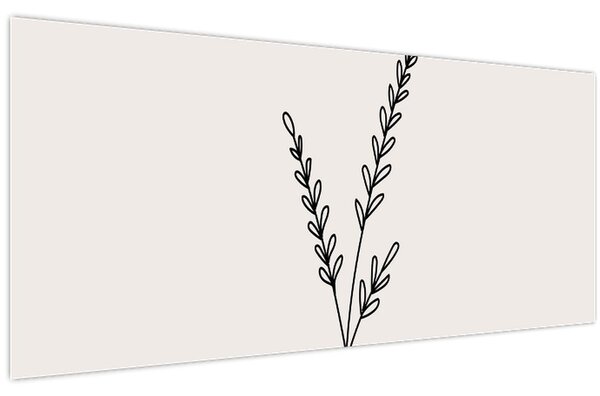 Tablou - Floare de pajiște N⁰2 (120x50 cm)