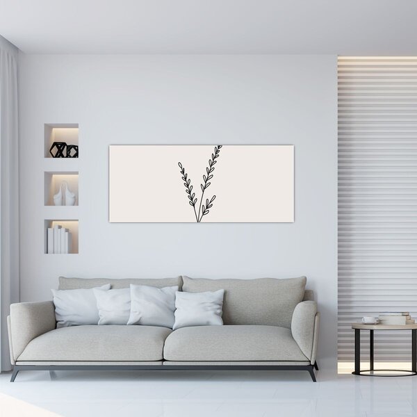 Tablou - Floare de pajiște N⁰2 (120x50 cm)