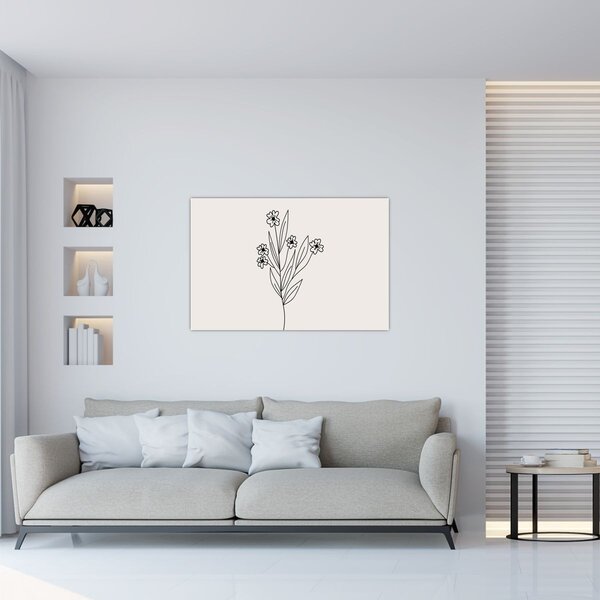 Tablou - Floare de pajiște N⁰1 (90x60 cm)