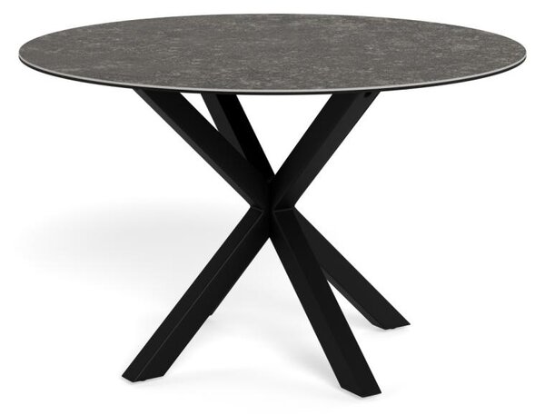 Masa dining Heaven, Negru, 75.5x119x119 cm