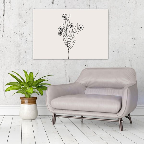 Tablou - Floare de pajiște N⁰1 (90x60 cm)