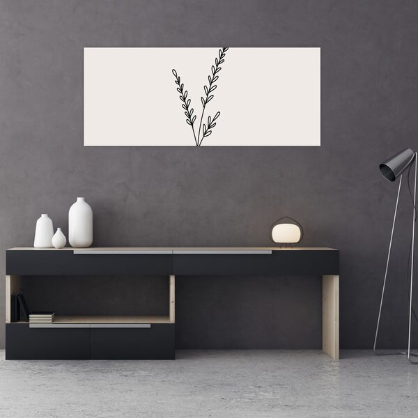Tablou - Floare de pajiște N⁰2 (120x50 cm)