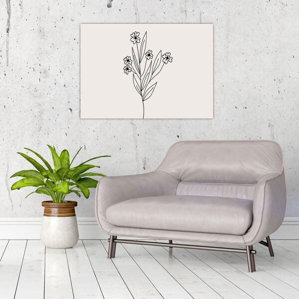 Tablou - Floare de pajiște N⁰1 (70x50 cm)