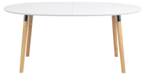 Masa dining Belina, Alb, 74x270x100 cm