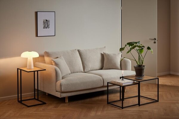 Masuta laterala Seaford, Natural, 63x43x35 cm