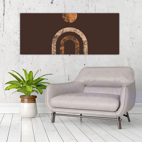 Tablou - Arce portocalii N⁰1 (120x50 cm)