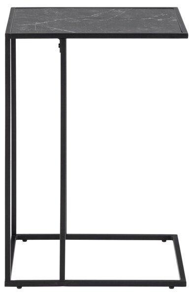 Masuta laterala Infinity, Negru, 63x43x35 cm