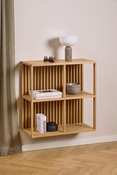 Raft de perete Wellington, Natural, 69x67x31 cm