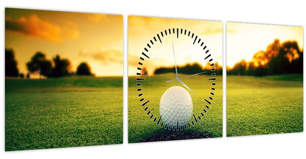 Tablou - Golf (cu ceas) (90x30 cm)