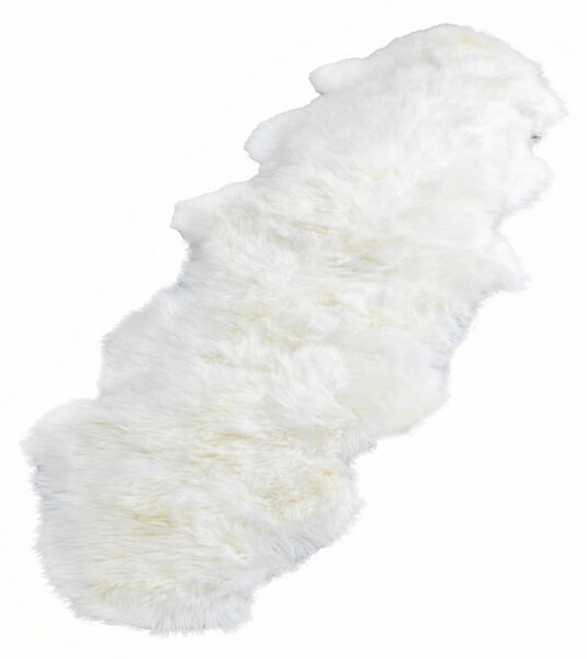 Blană de oaie Native Natural Double, 60 x 240 cm, alb