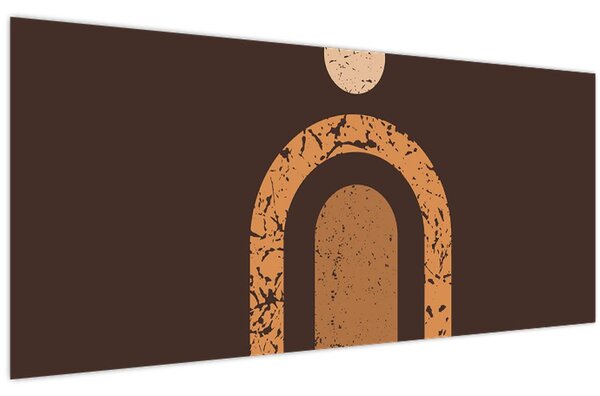 Tablou - Arce portocalii N⁰3 (120x50 cm)